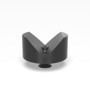 Prism Ø 80 90° with screwed-in collar - burnished