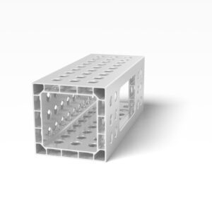 Aluminum profile U-shape 500x200x200