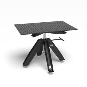 Rotating table height adjustable static incl. Perforated plate 1200x800x12