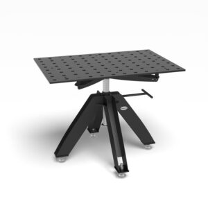 Rotating table height adjustable static incl. Perforated plate 1200x800x15