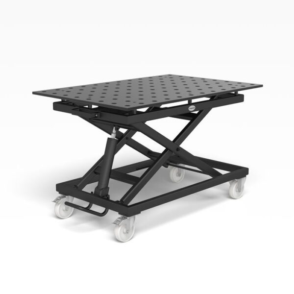 Mobile lifting table 500 kg incl. Perforated plate 1200x800x15